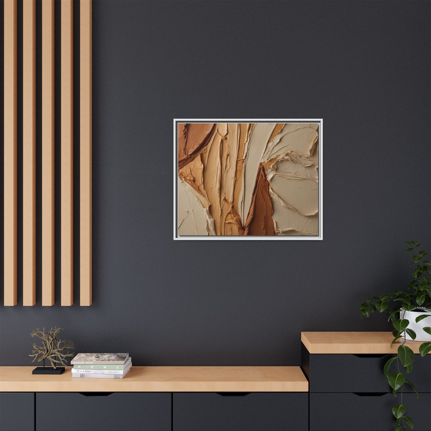 Matte Canvas, Framed (Multi-color)