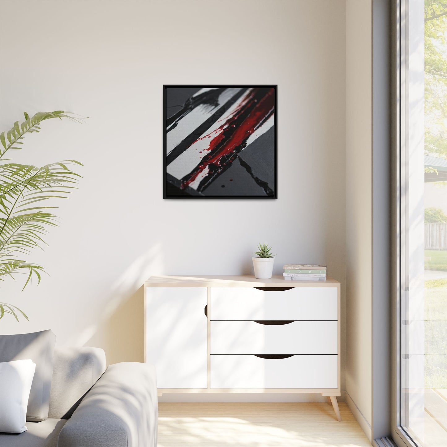 Matte Canvas, Framed (Multi-color)