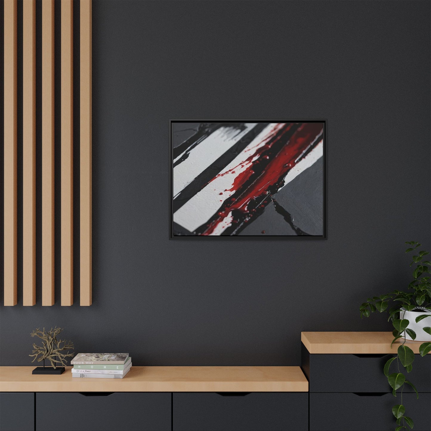 Matte Canvas, Framed (Multi-color)