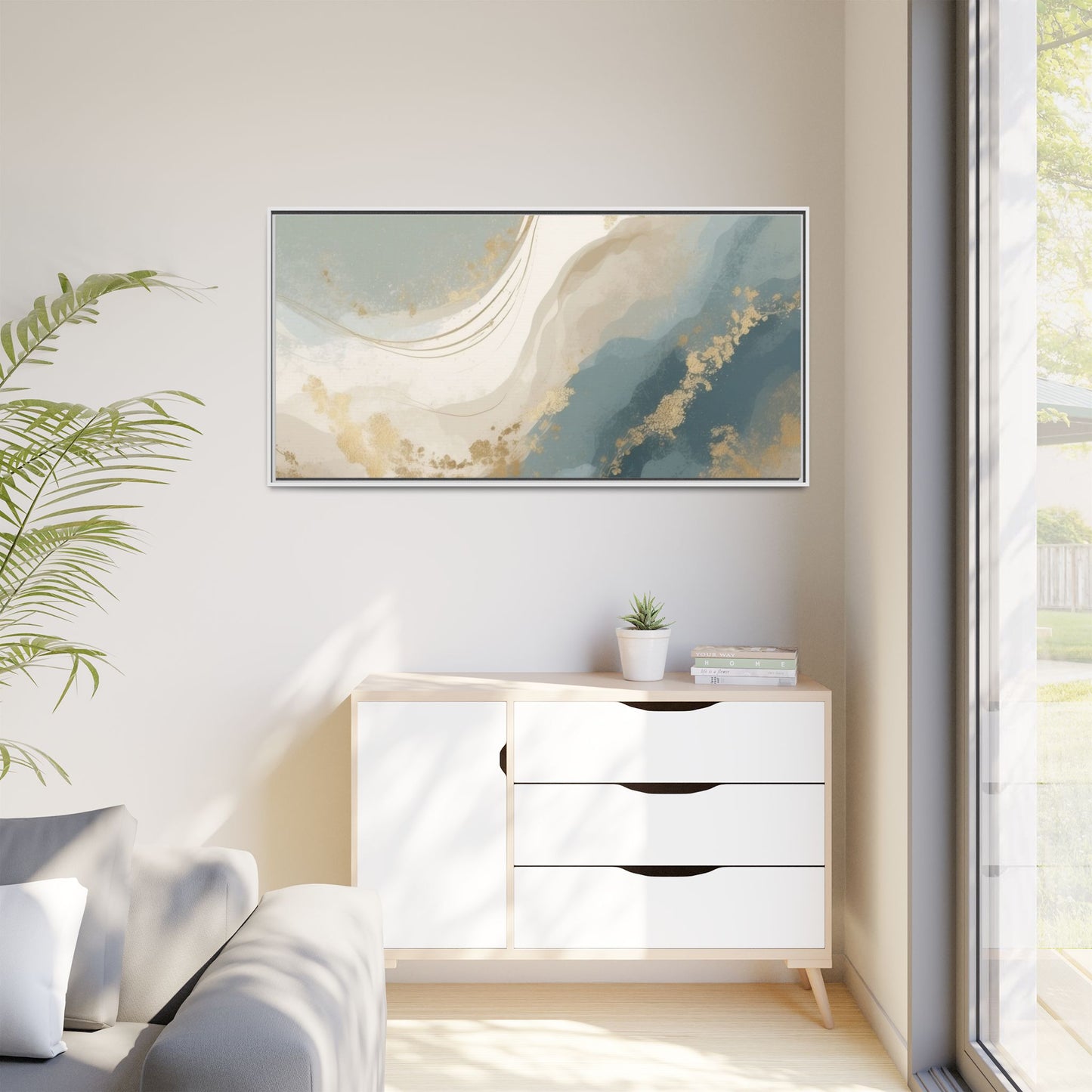 Matte Canvas, Framed (Multi-color)