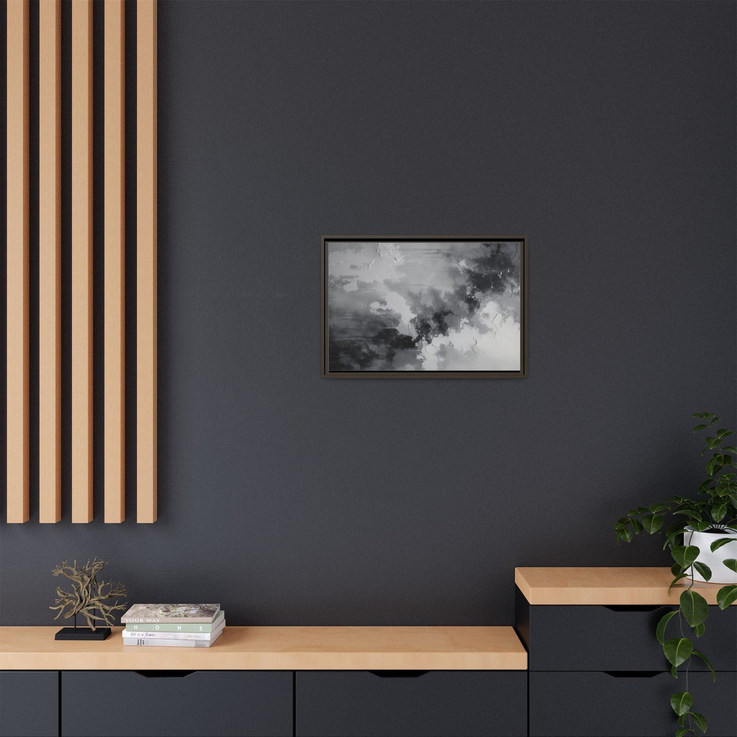 Matte Canvas, Framed (Multi-color)