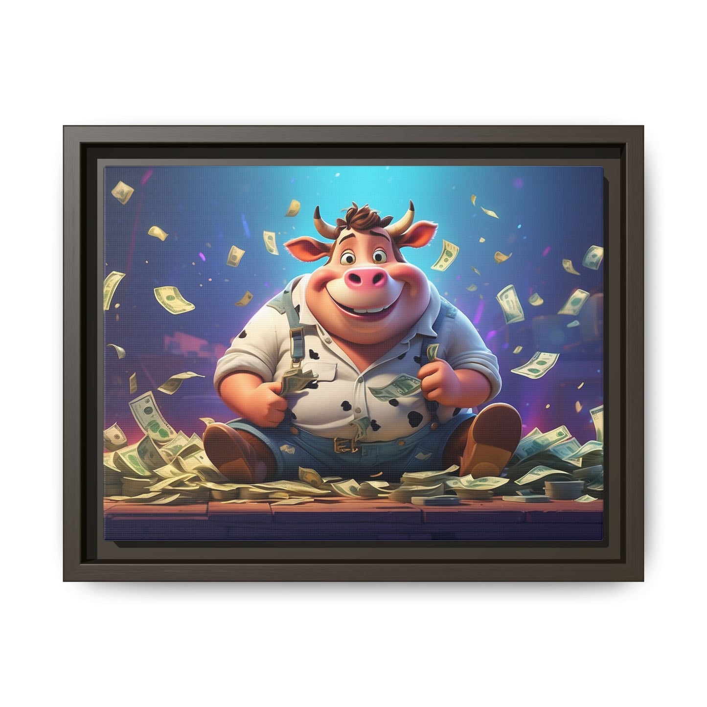 Matte Canvas, Framed (Multi-color)