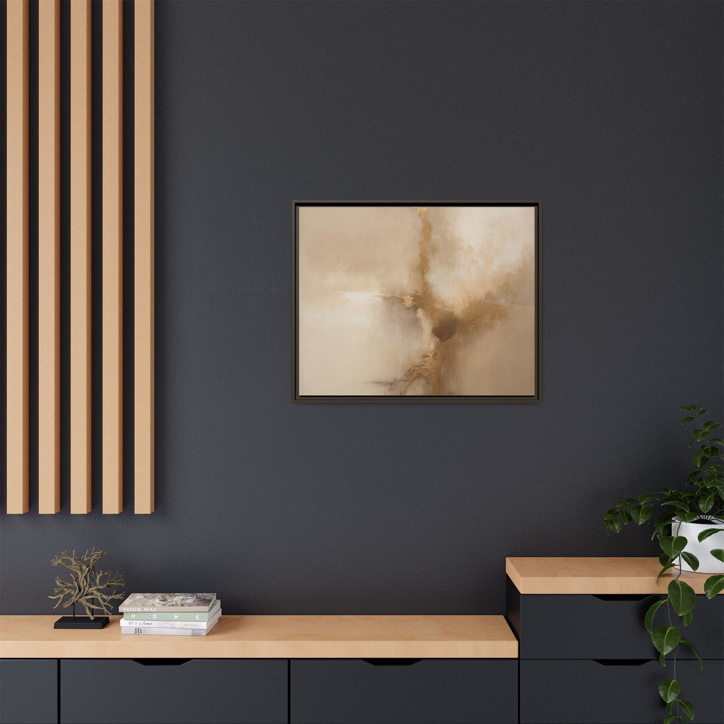 Matte Canvas, Framed (Multi-color)