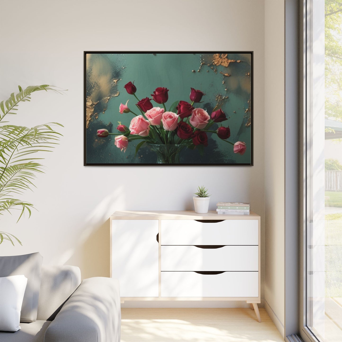 Matte Canvas, Framed (Multi-color)
