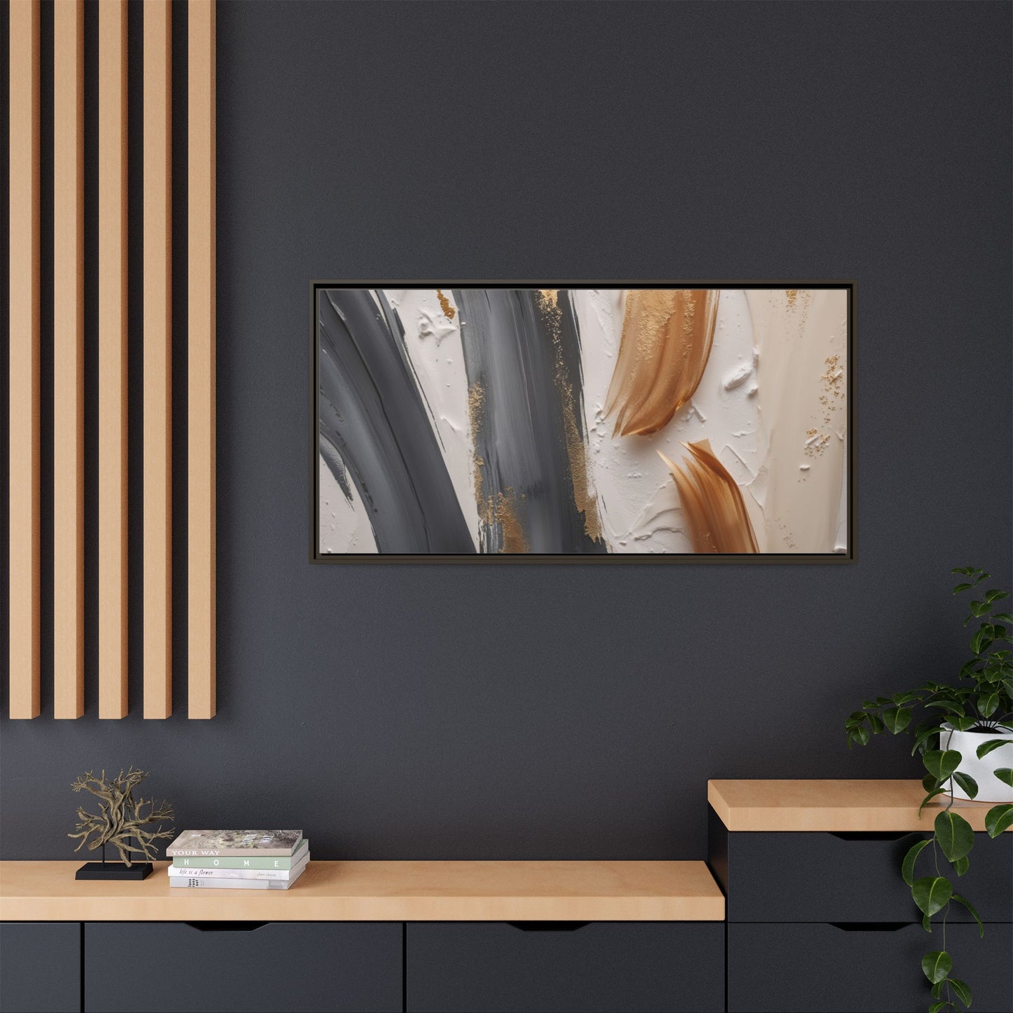Matte Canvas, Framed (Multi-color)
