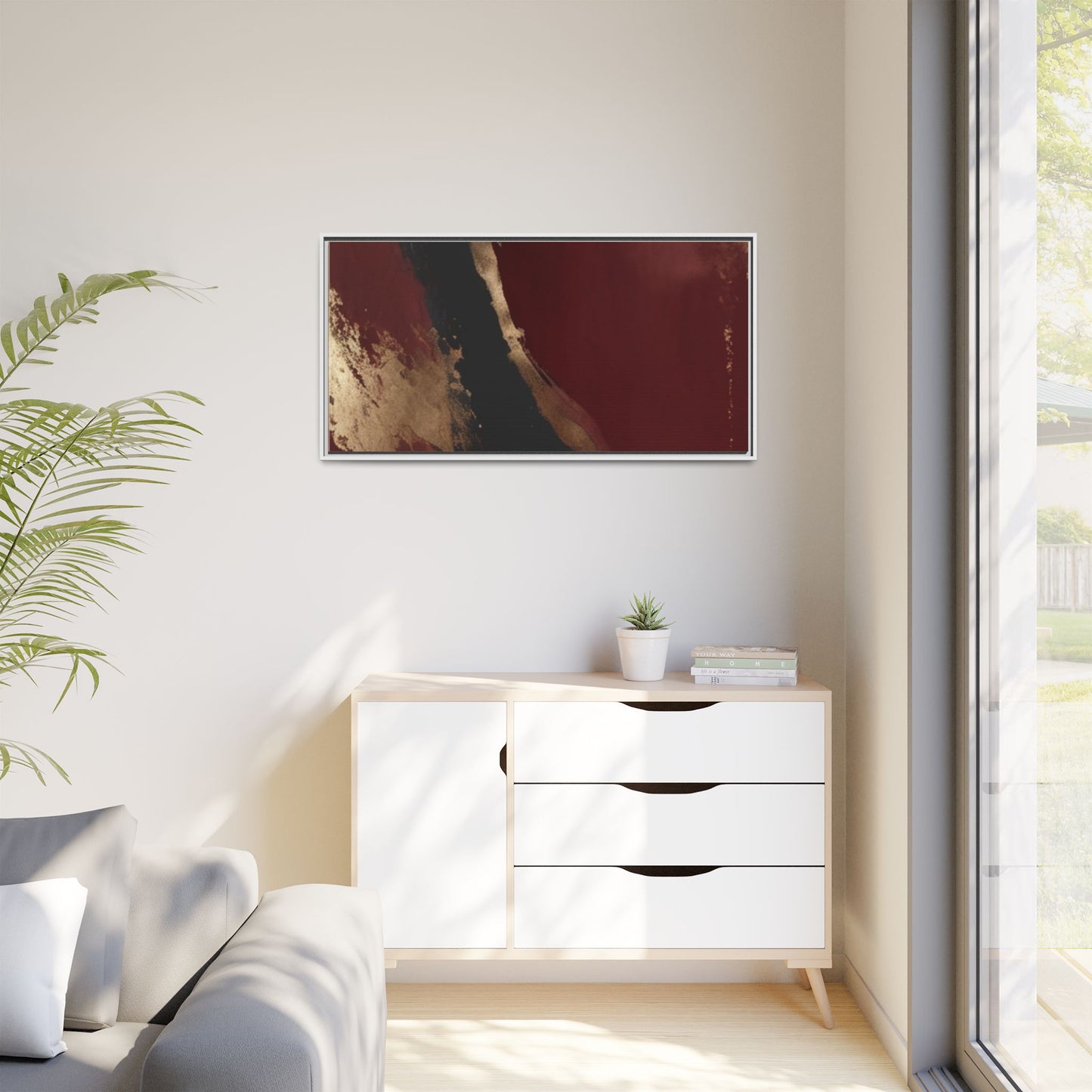 Matte Canvas, Framed (Multi-color)