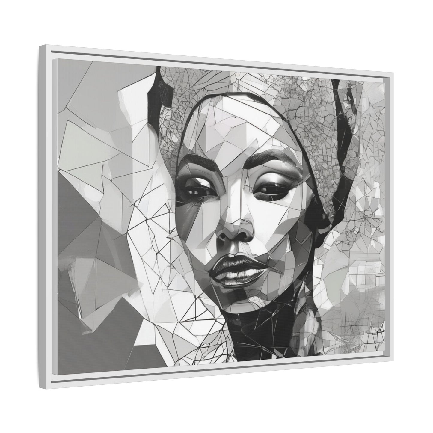 Fractured Grace: Portrait in Prism
