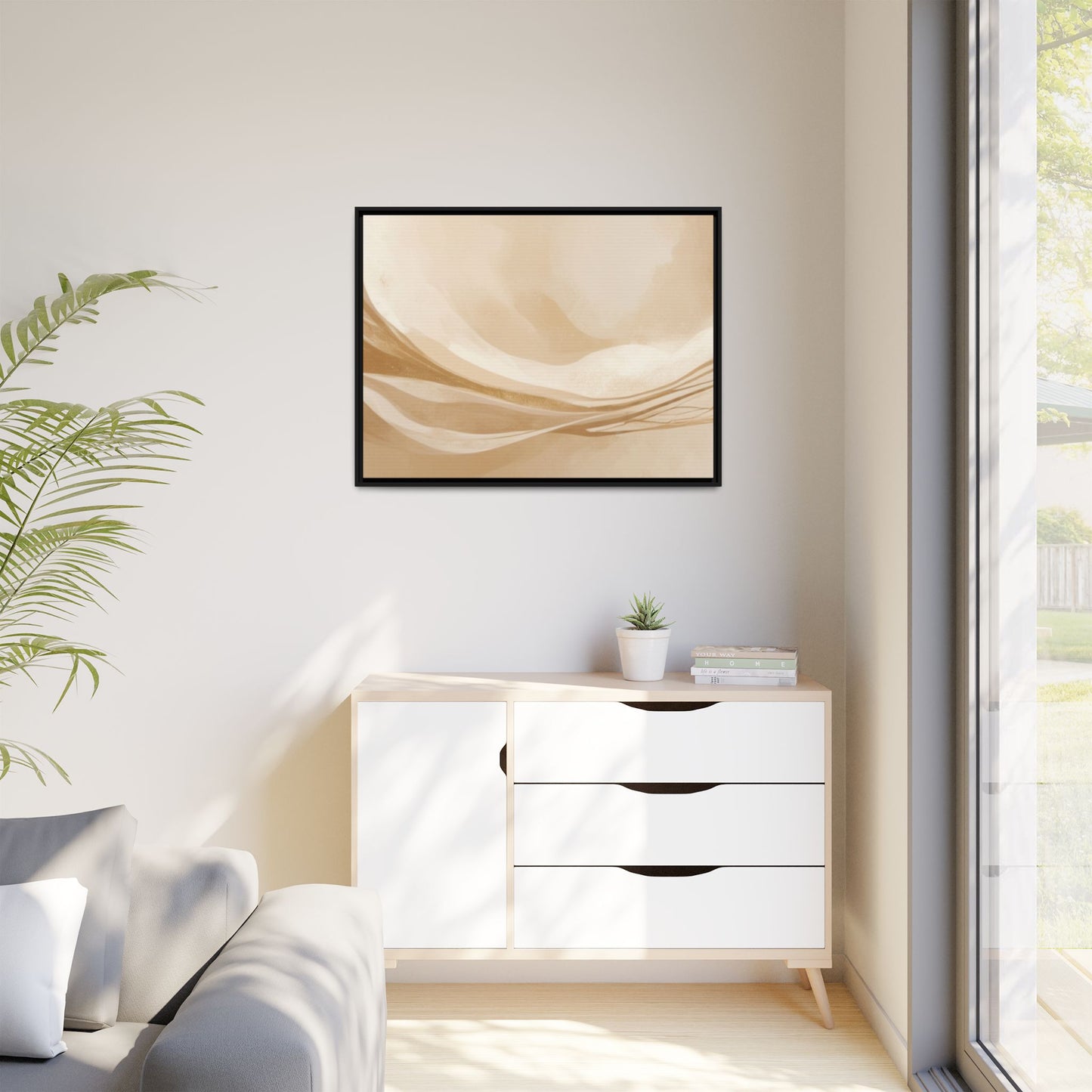 Matte Canvas, Framed (Multi-color)