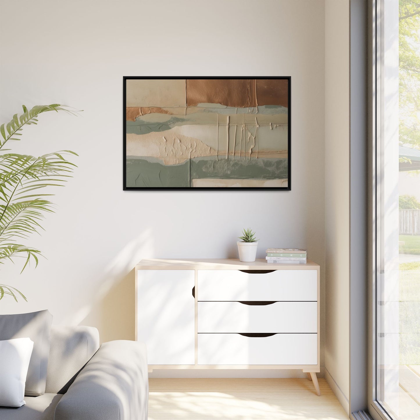 Matte Canvas, Framed (Multi-color)
