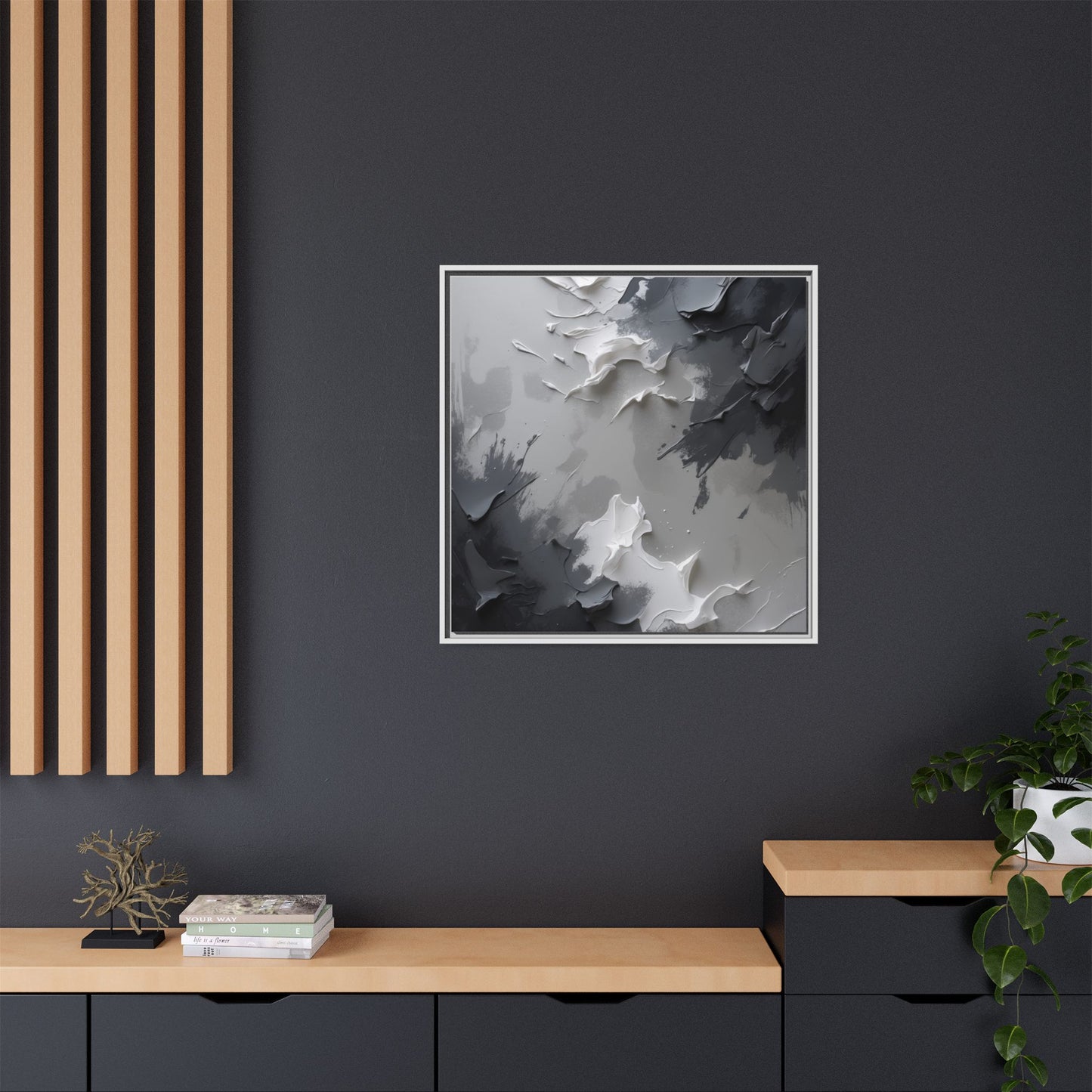 Matte Canvas, Framed (Multi-color)