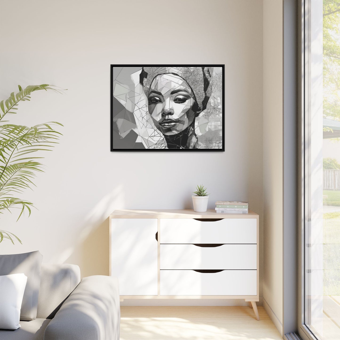 Fractured Grace: Portrait in Prism