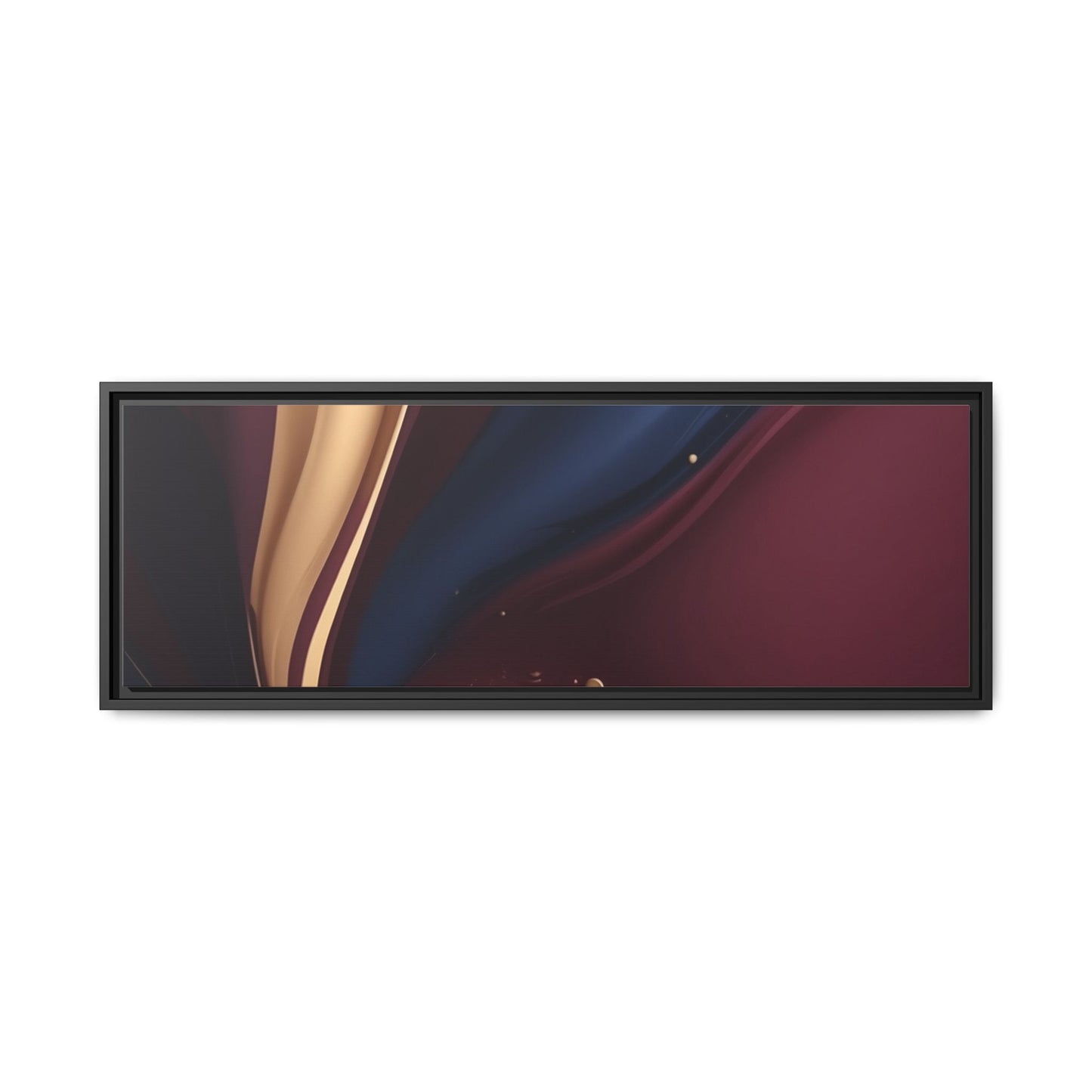 Elegant Multi-Color Framed Canvas Art - Modern Abstract Wall Decor