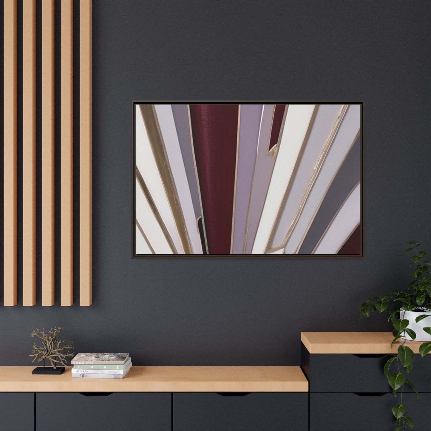 Matte Canvas, Framed (Multi-color)