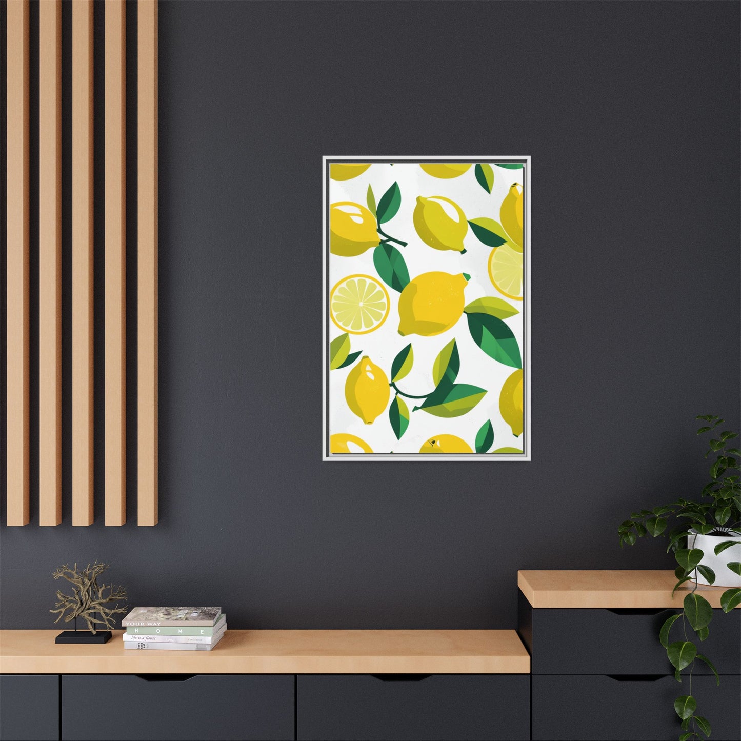 Matte Canvas, Framed (Multi-color)
