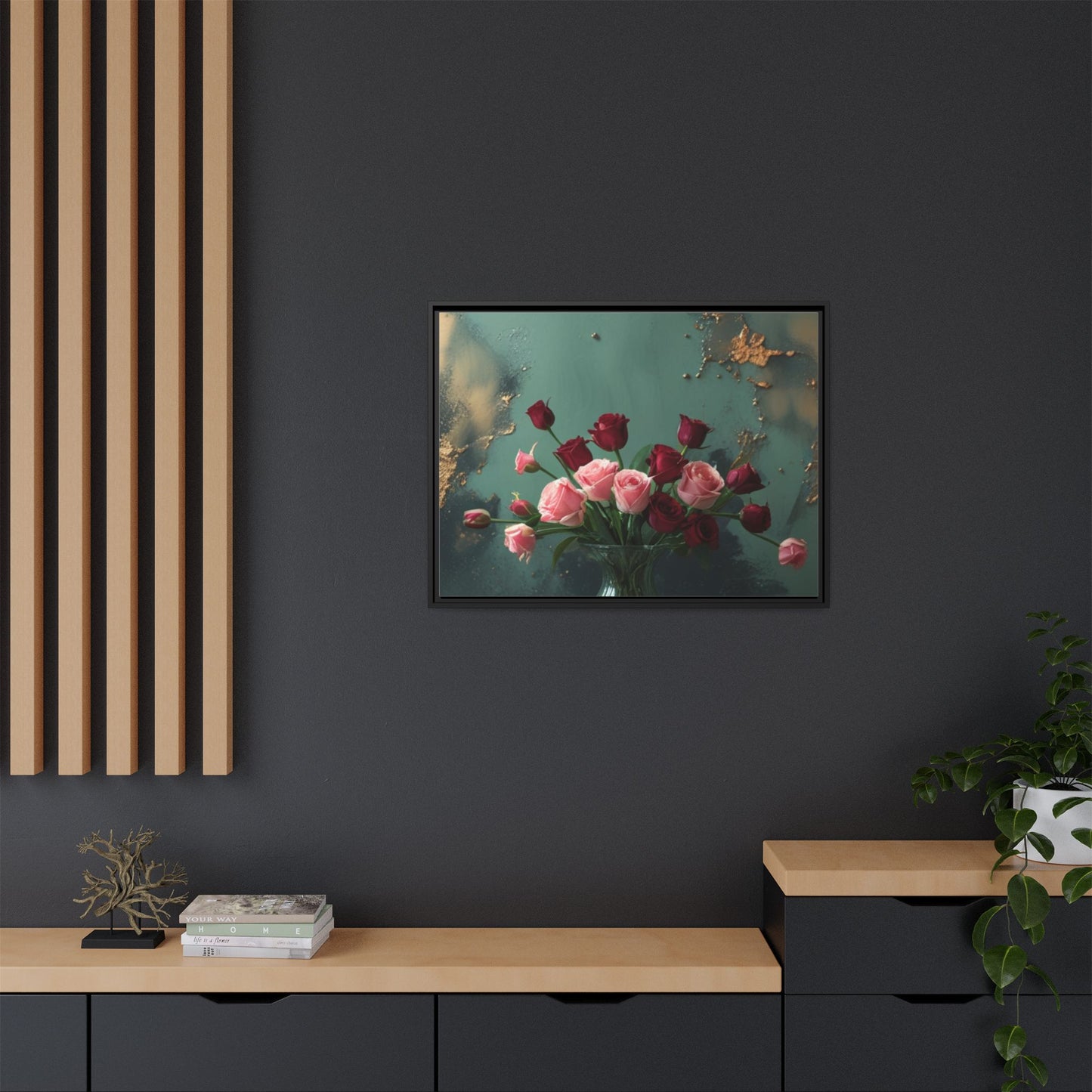 Matte Canvas, Framed (Multi-color)