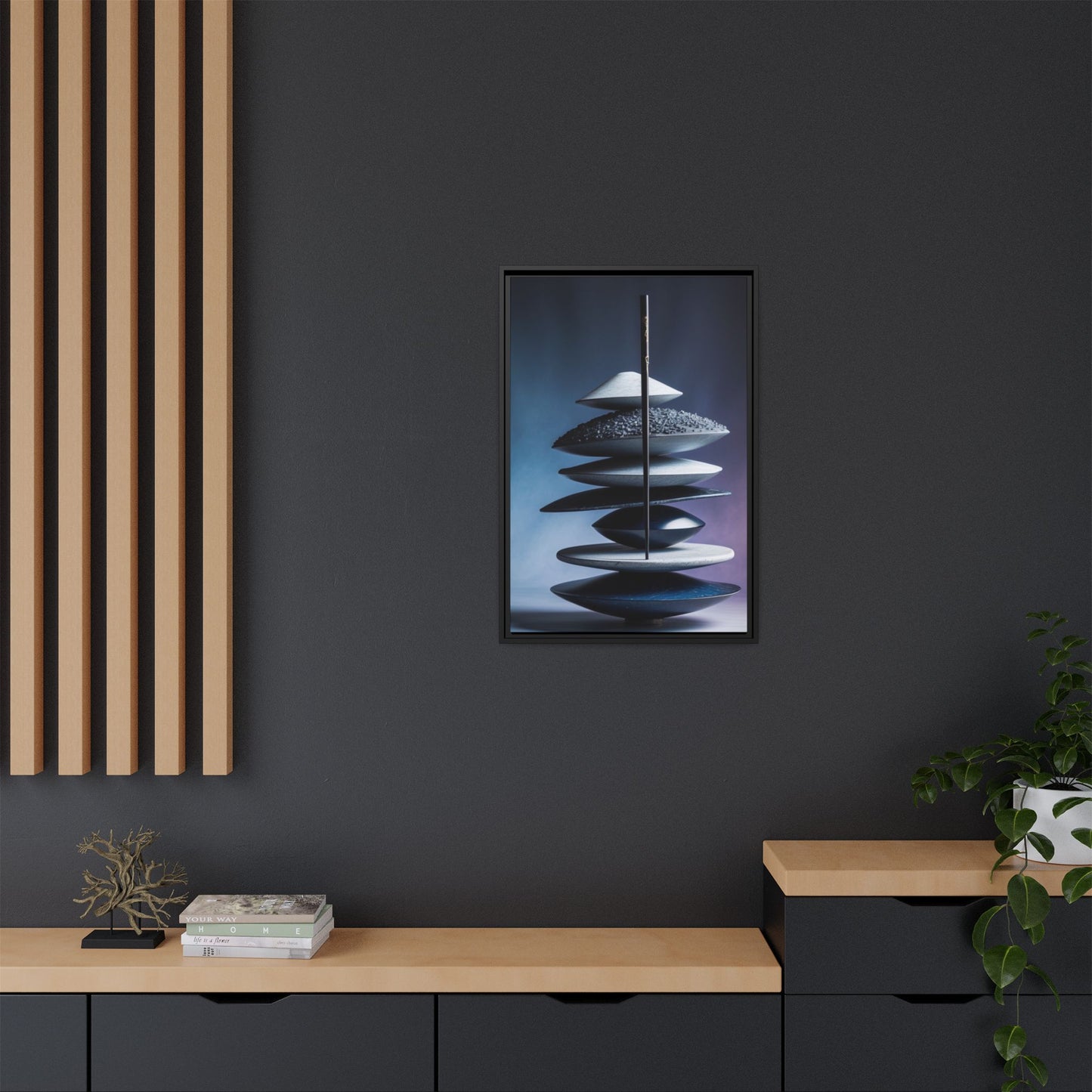 Matte Canvas, Framed (Multi-color)