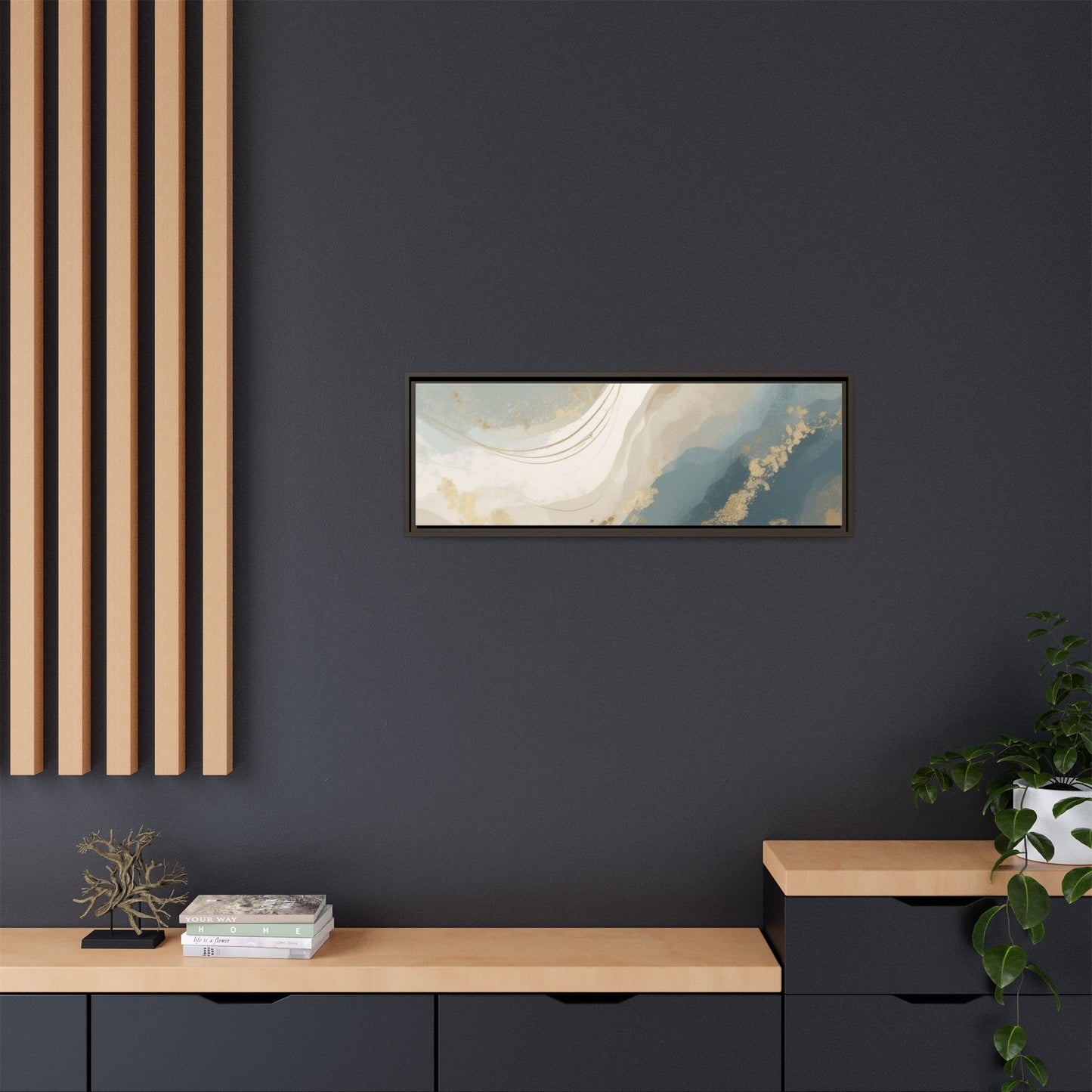 Matte Canvas, Framed (Multi-color)