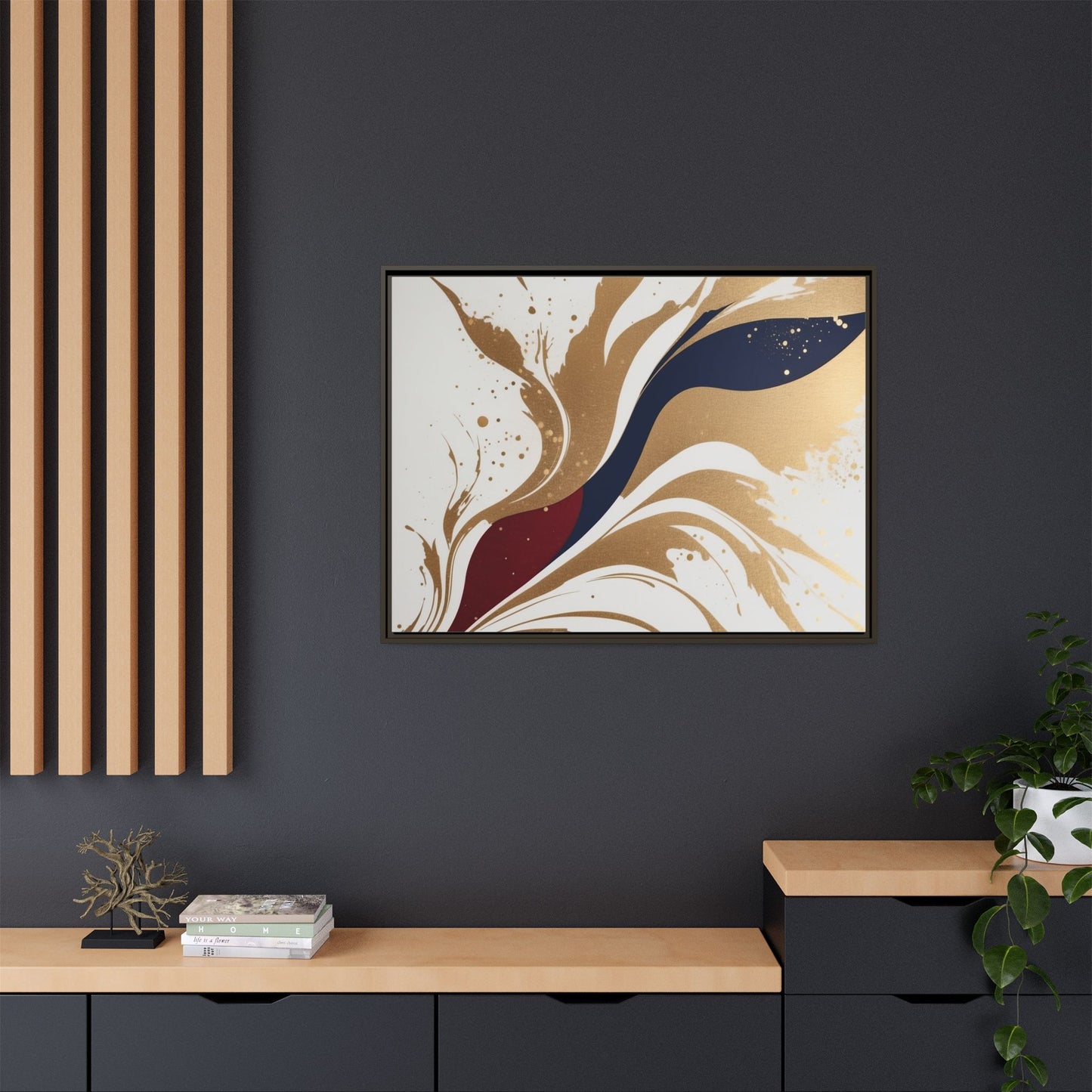 Matte Canvas, Framed (Multi-color)