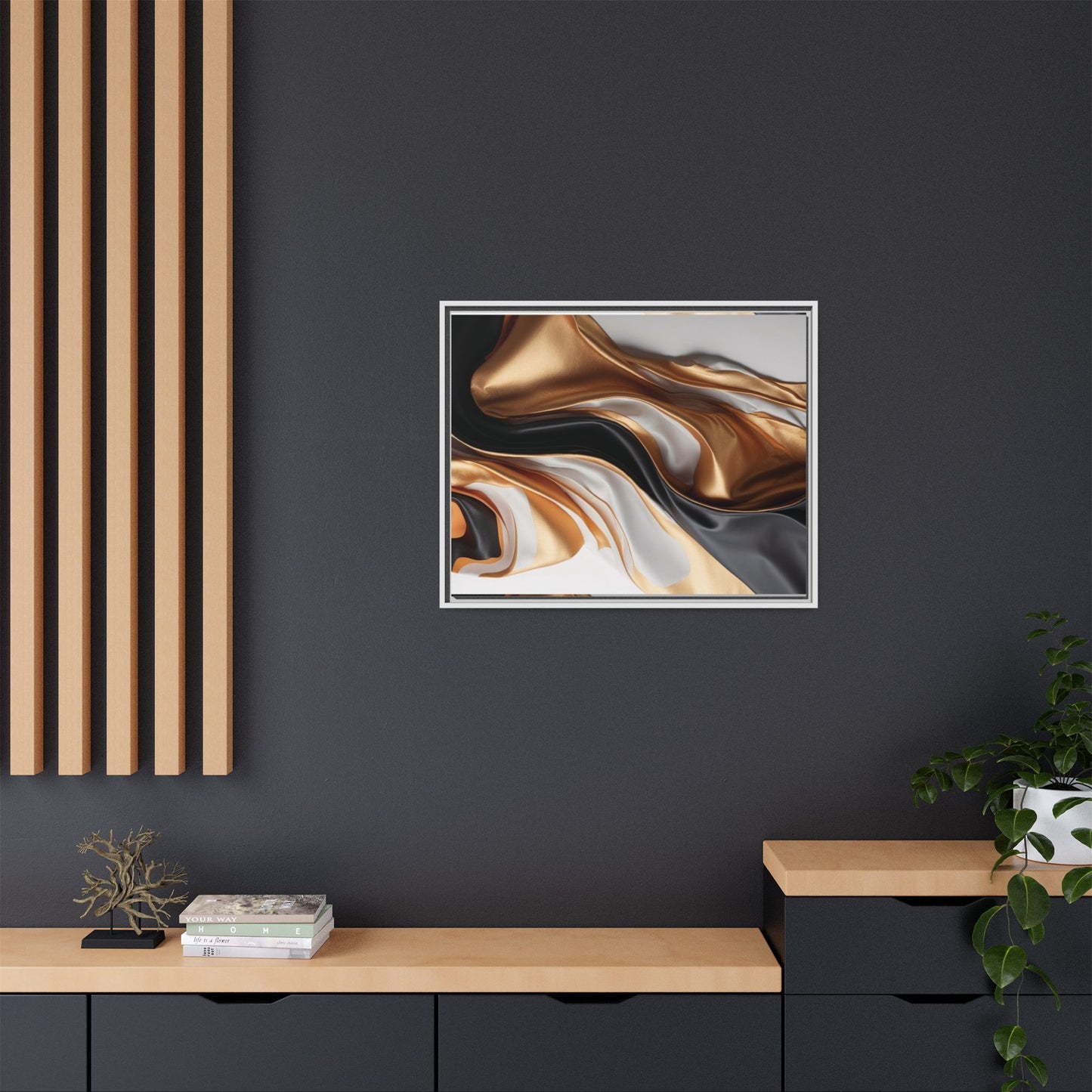 Matte Canvas, Framed (Multi-color)