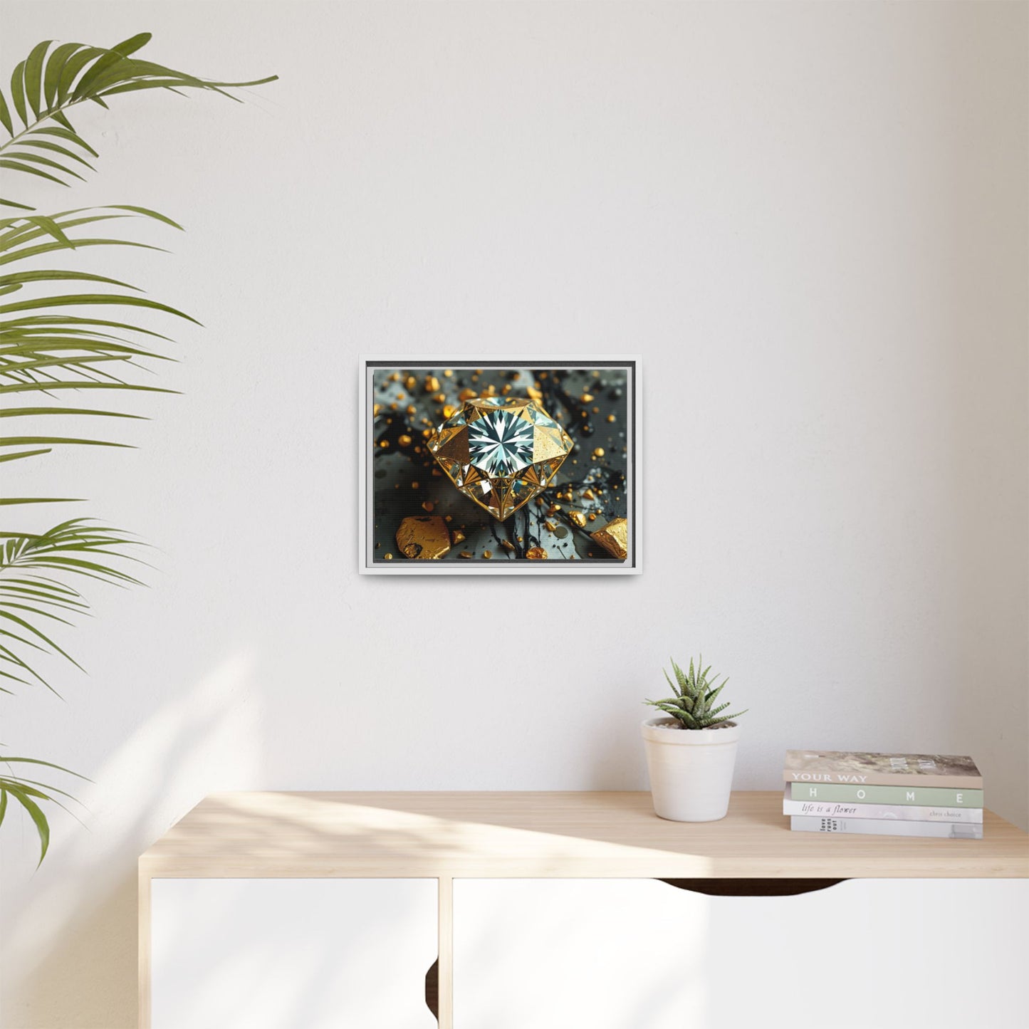 Matte Canvas, Framed (Multi-color)