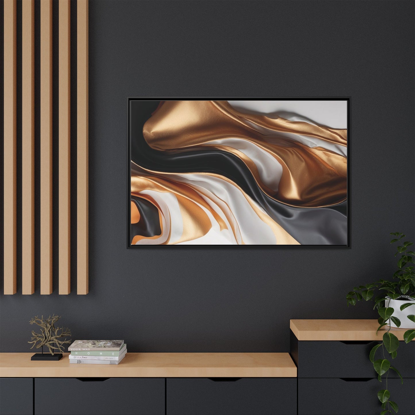 Matte Canvas, Framed (Multi-color)