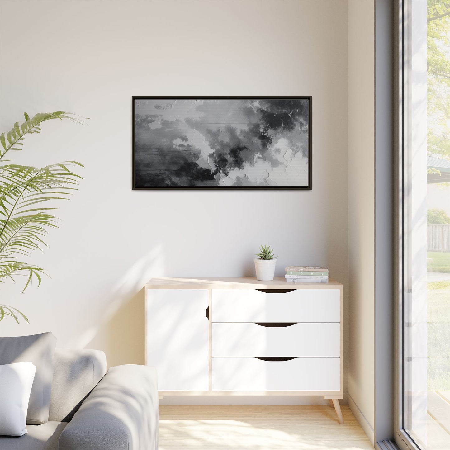 Matte Canvas, Framed (Multi-color)