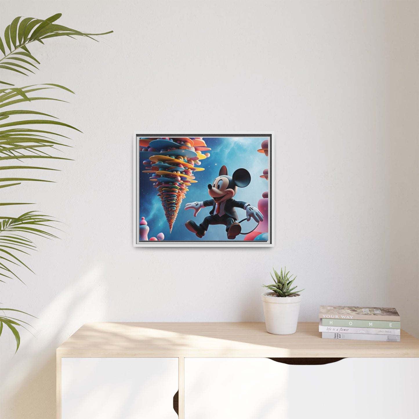 Matte Canvas, Framed (Multi-color)