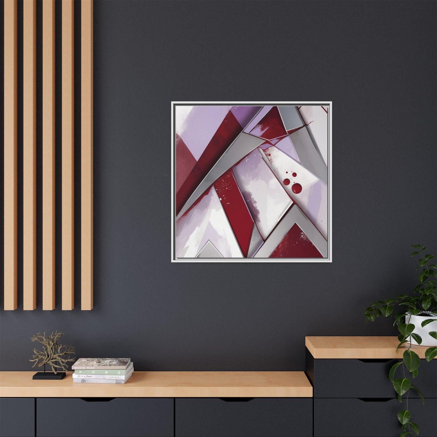 Matte Canvas, Framed (Multi-color)
