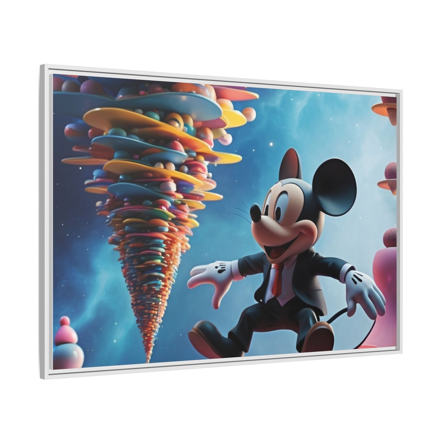 Matte Canvas, Framed (Multi-color)