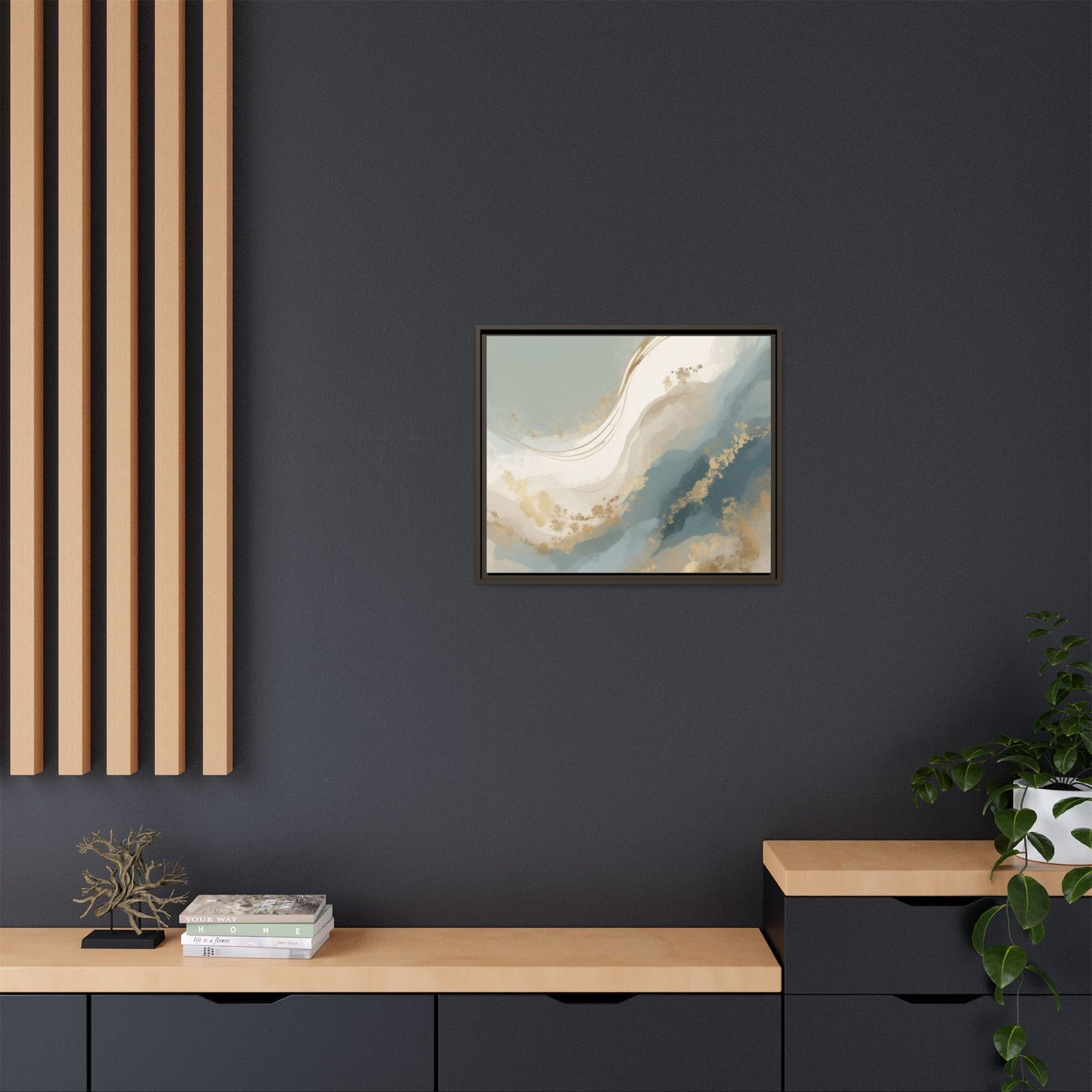 Matte Canvas, Framed (Multi-color)