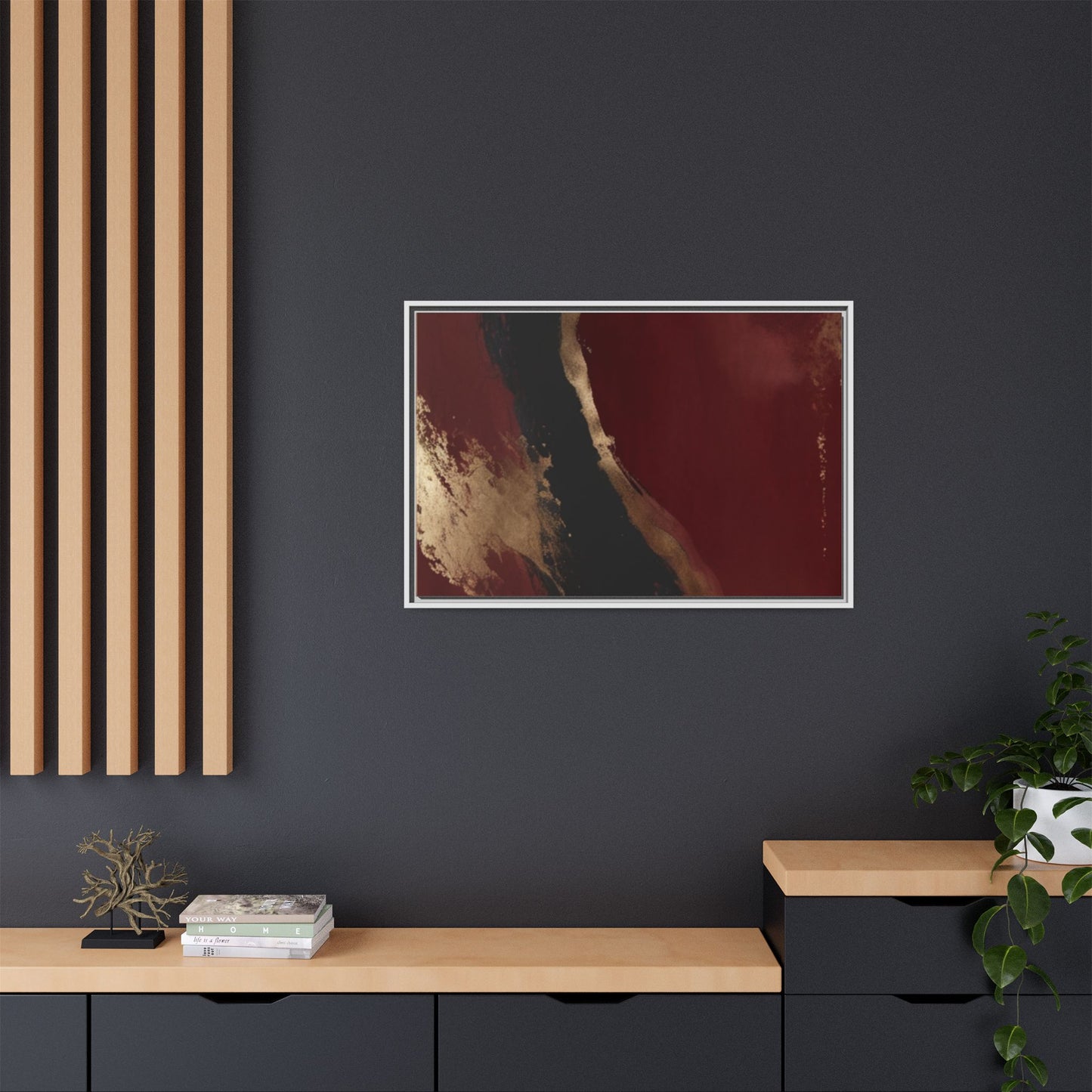 Matte Canvas, Framed (Multi-color)