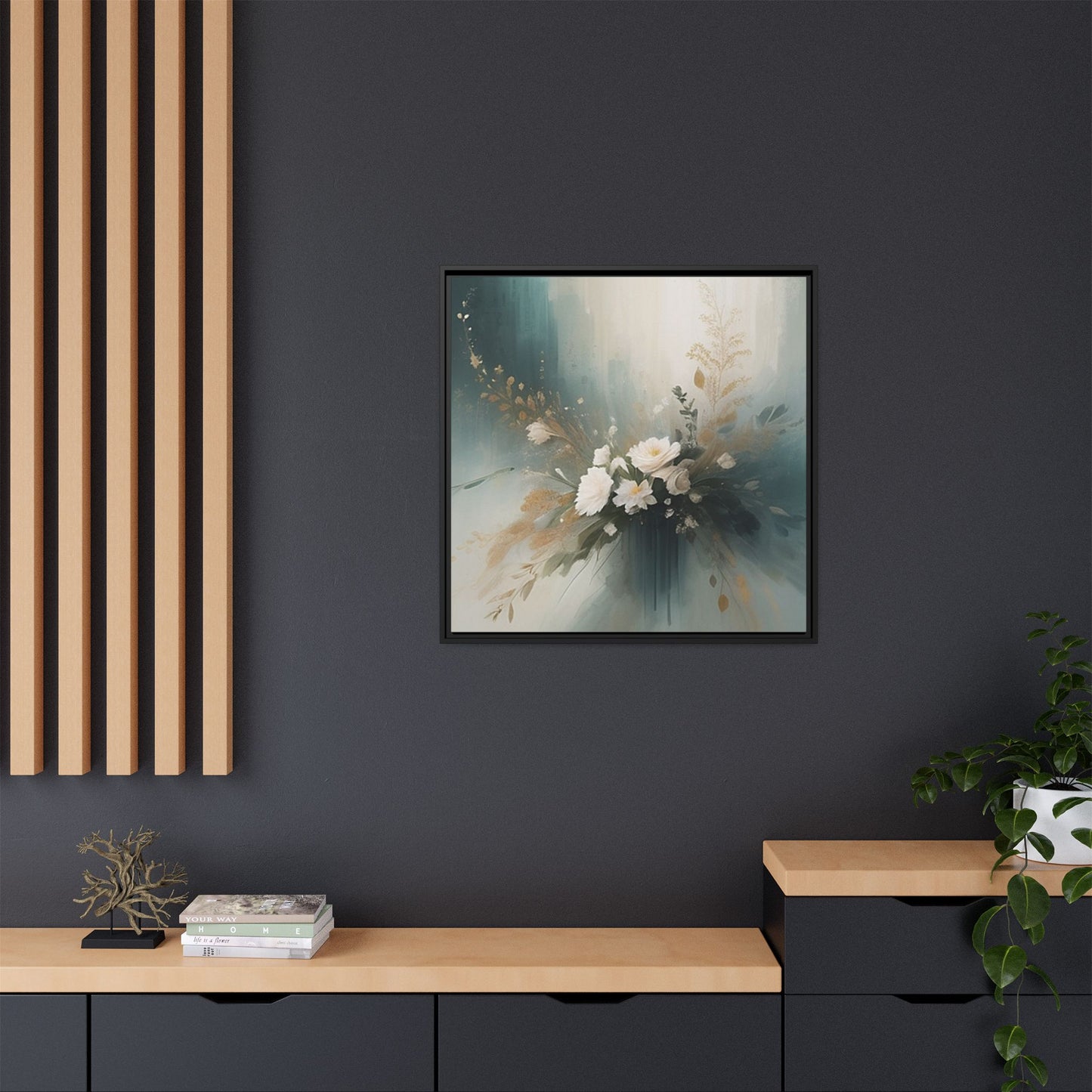Matte Canvas, Framed (Multi-color)
