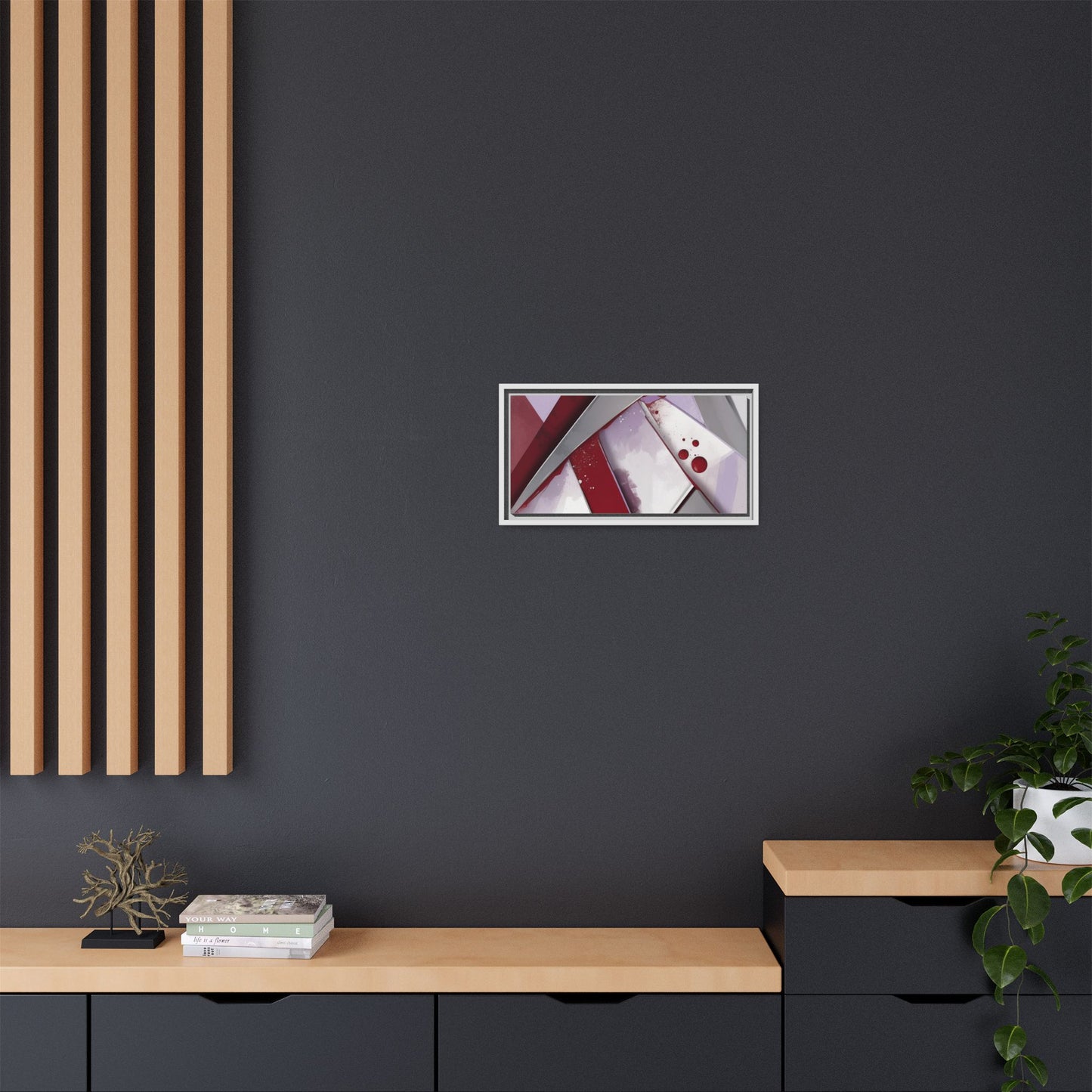 Matte Canvas, Framed (Multi-color)