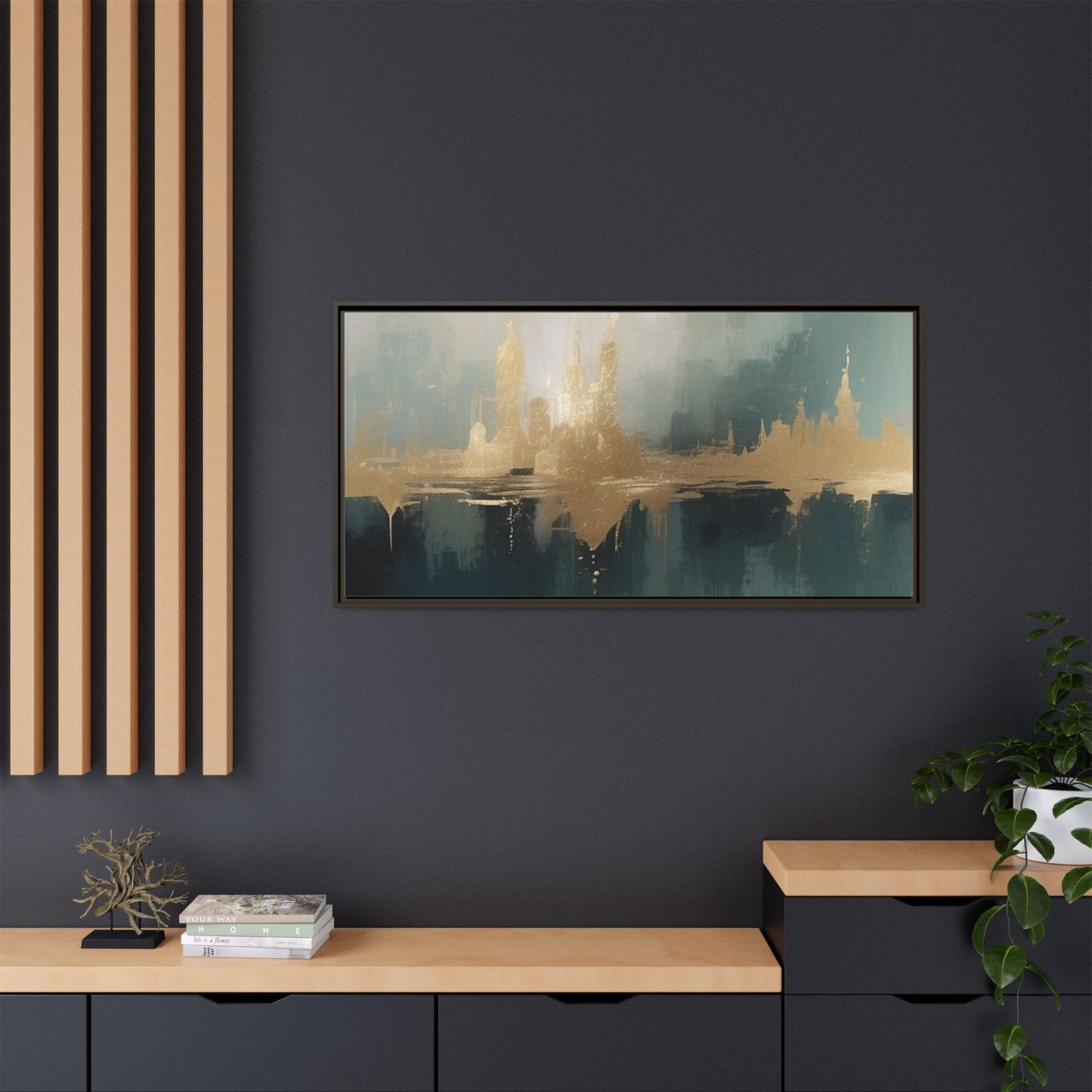 Matte Canvas, Framed (Multi-color)