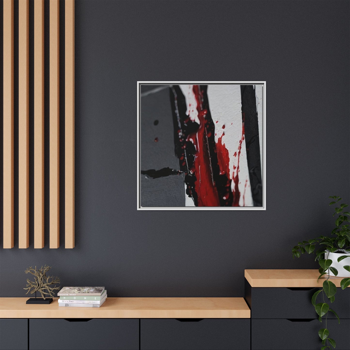 Matte Canvas, Framed (Multi-color)