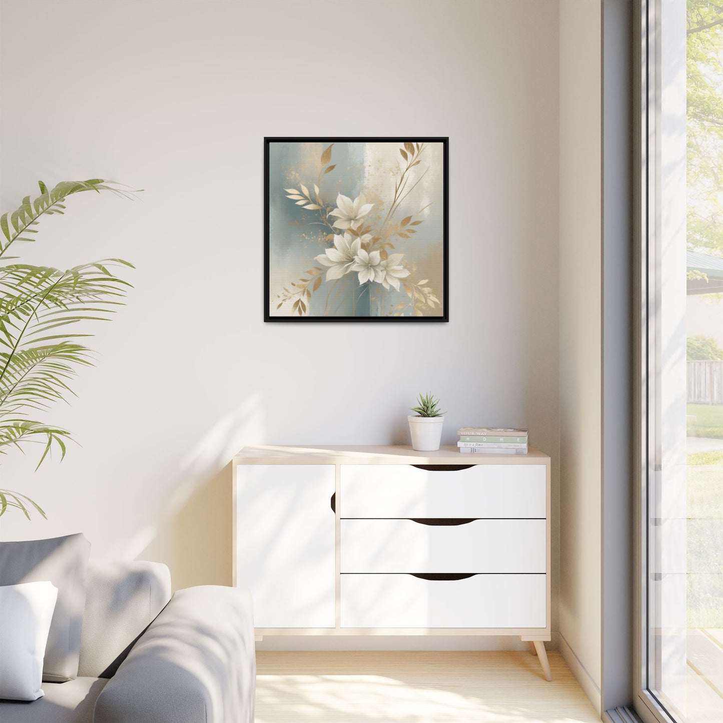 Matte Canvas, Framed (Multi-color)