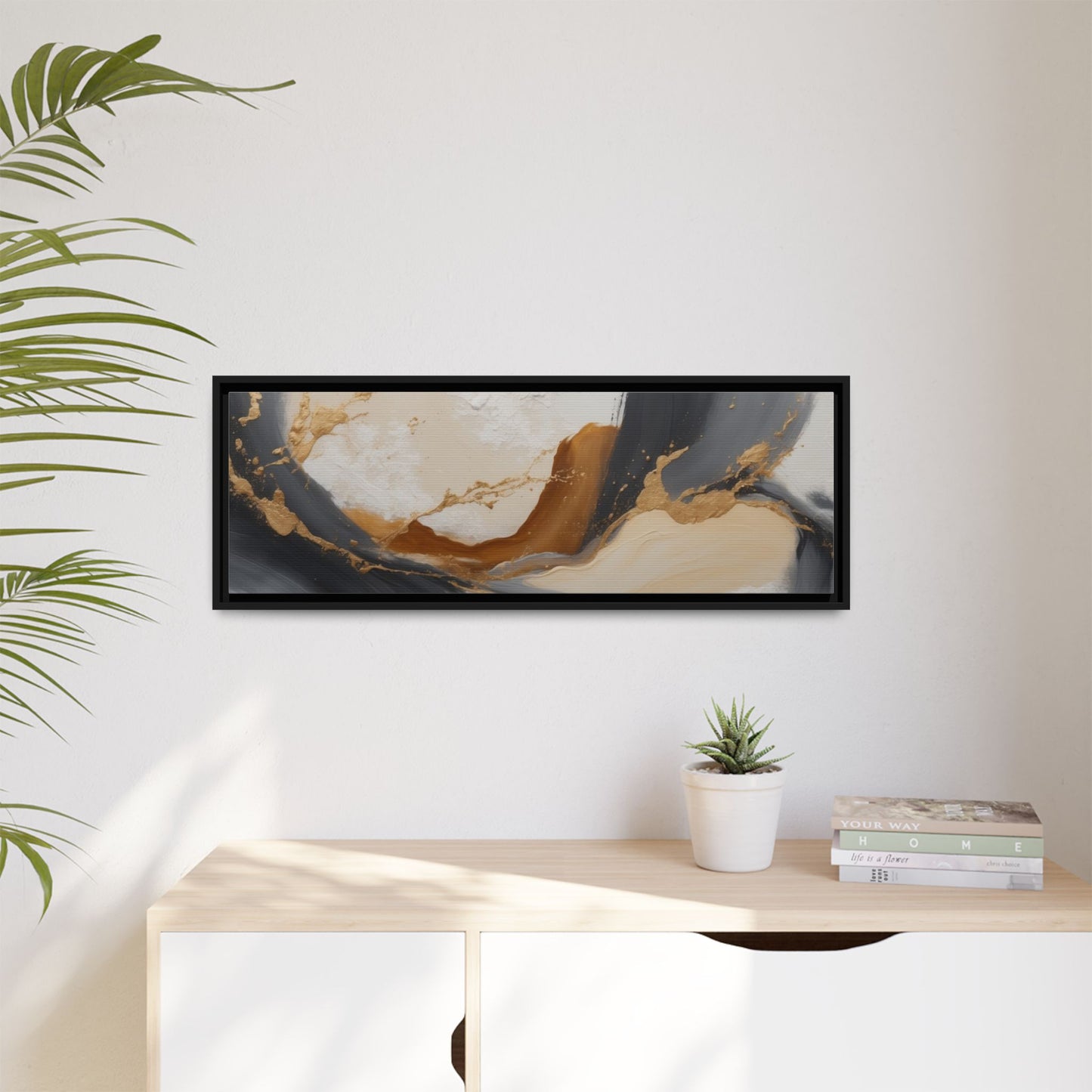 Matte Canvas, Framed (Multi-color)