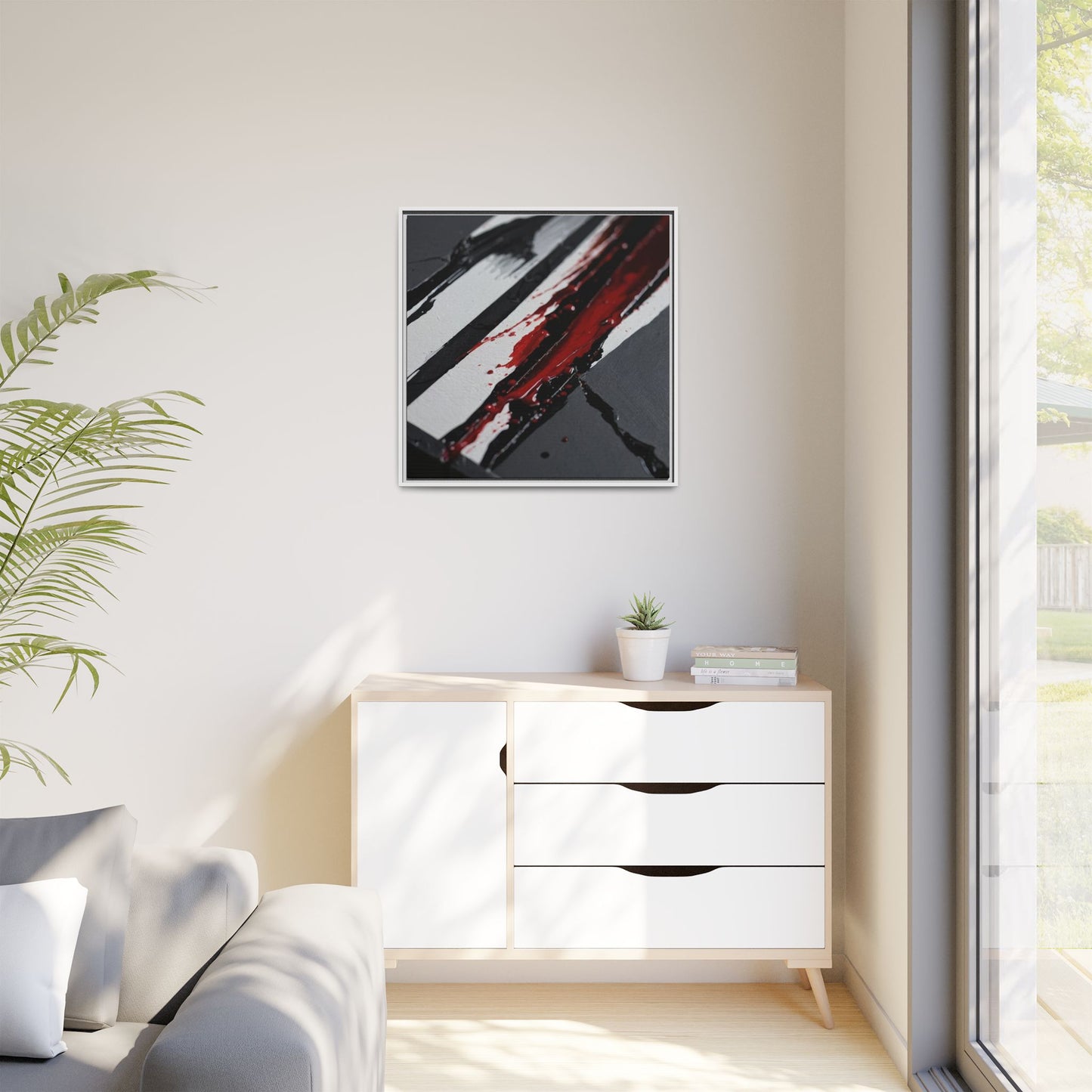 Matte Canvas, Framed (Multi-color)