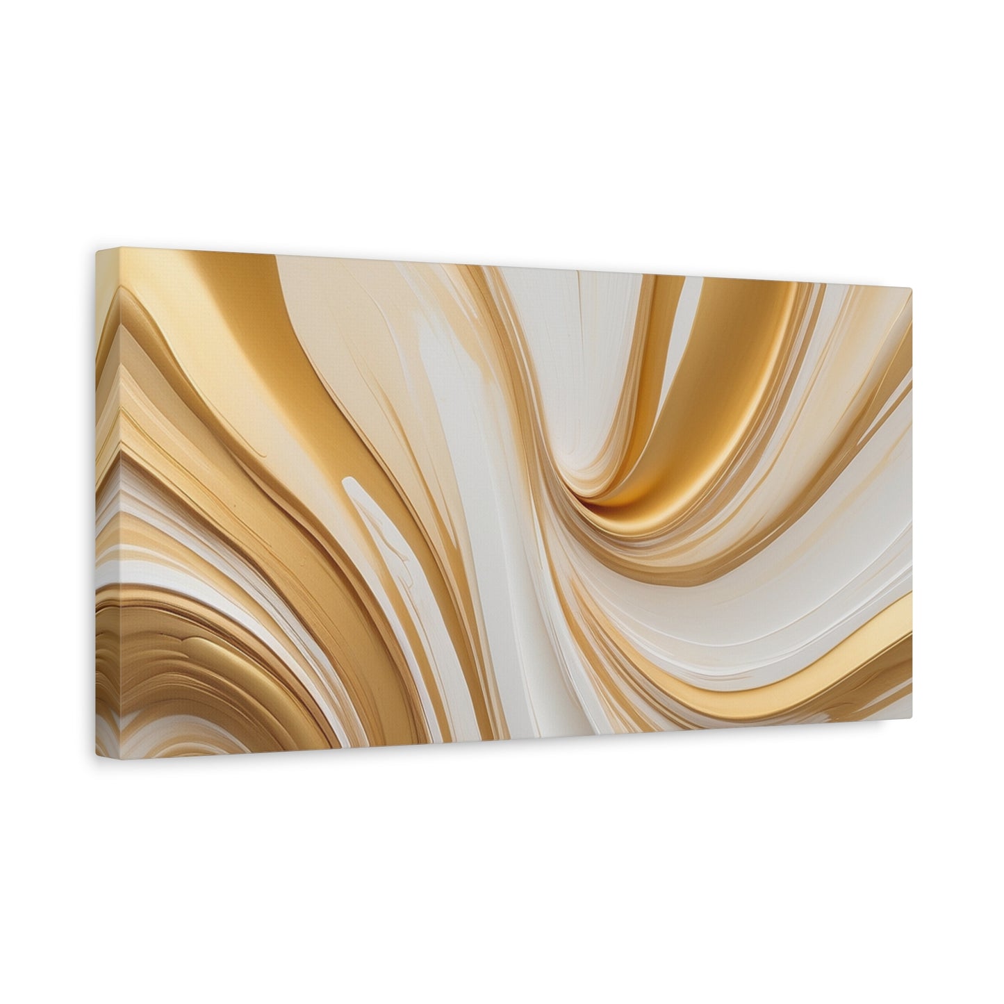 Gilded Currents – Luxe Abstract Fluid Canvas