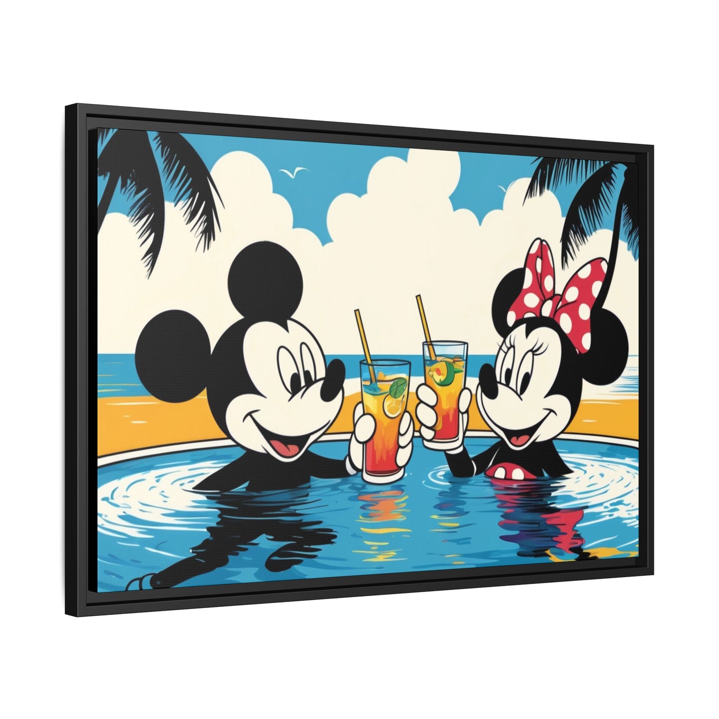 Matte Canvas, Framed (Multi-color)
