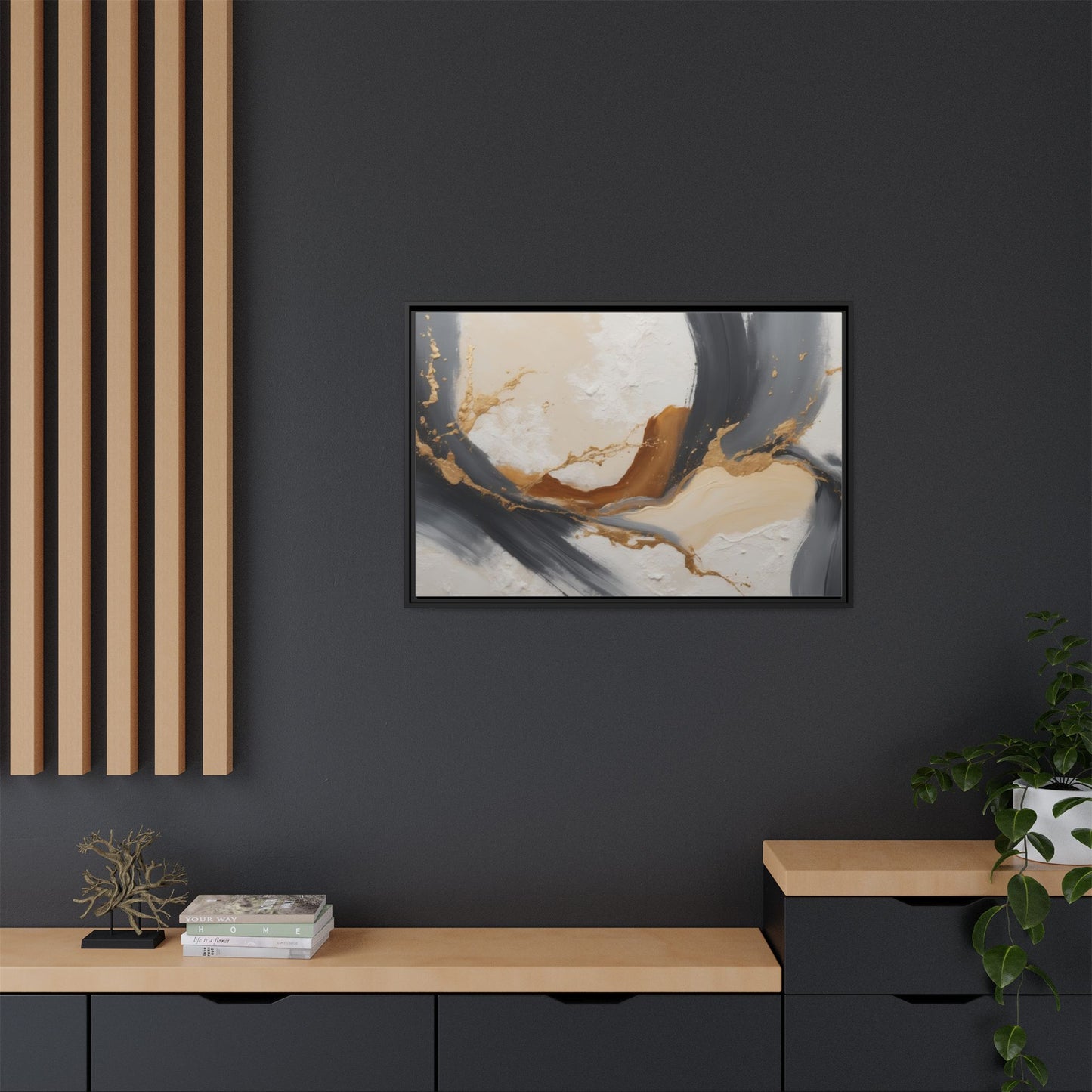 Matte Canvas, Framed (Multi-color)