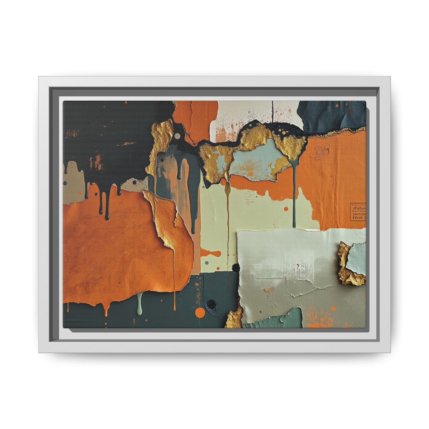 Matte Canvas, Framed (Multi-color)