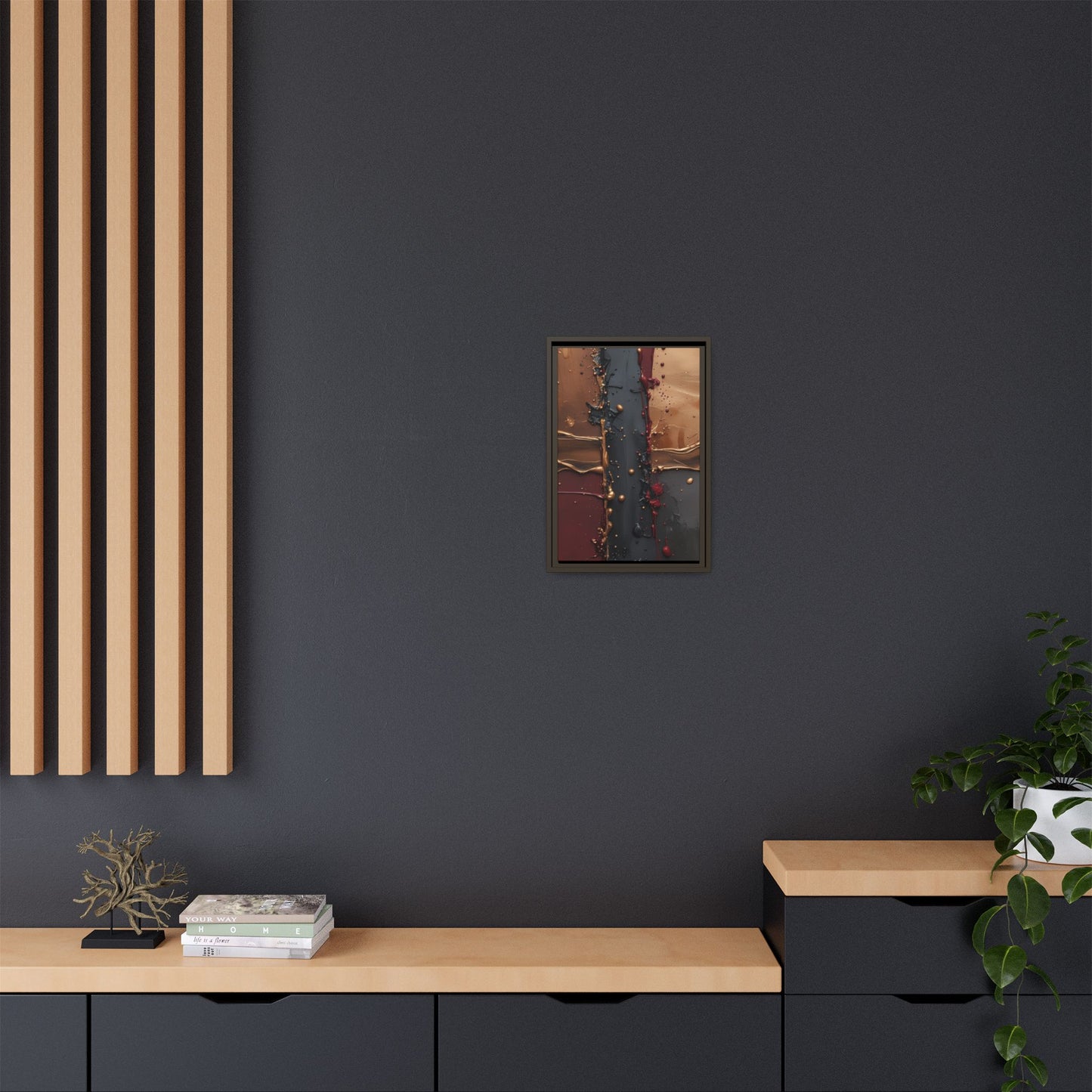 Matte Canvas, Framed (Multi-color)