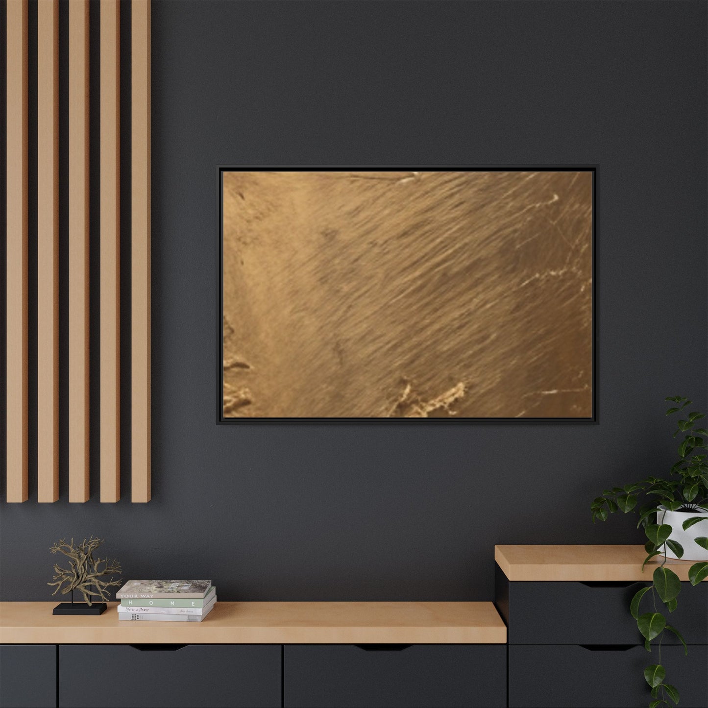 Matte Canvas, Framed (Multi-color)