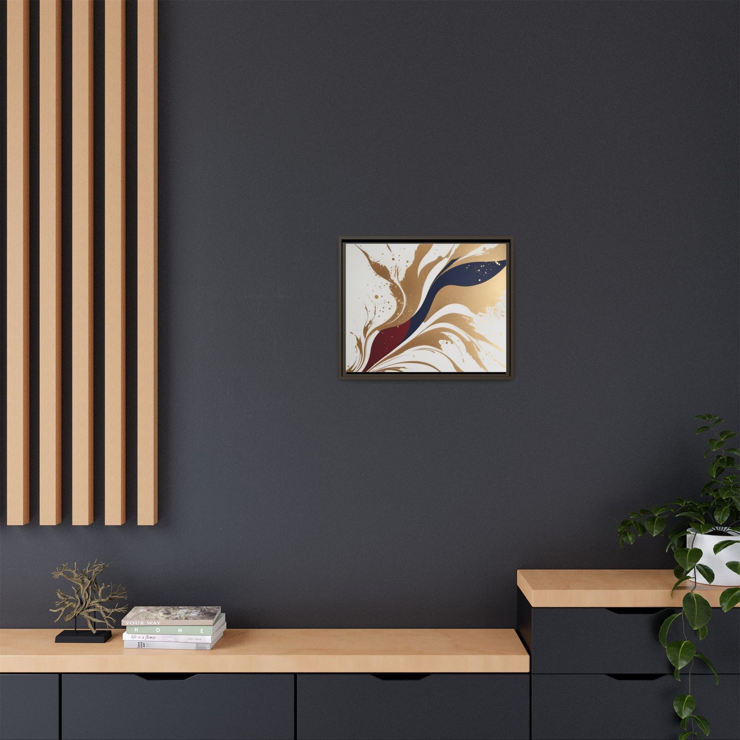 Matte Canvas, Framed (Multi-color)