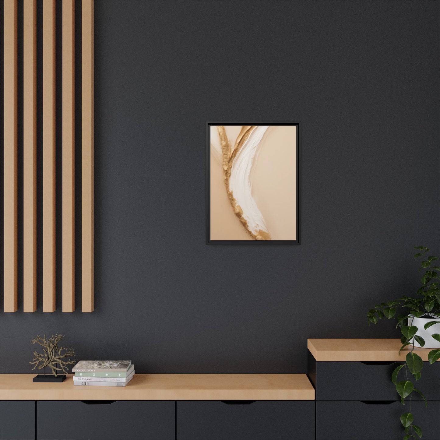 Matte Canvas, Framed (Multi-color)