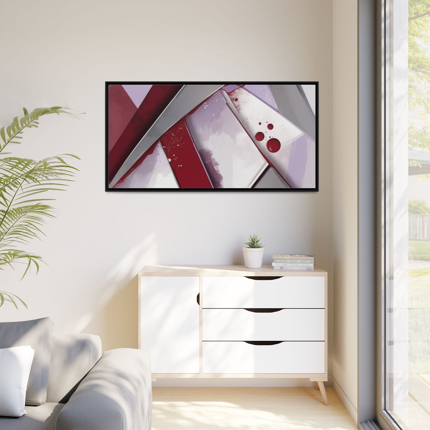 Matte Canvas, Framed (Multi-color)