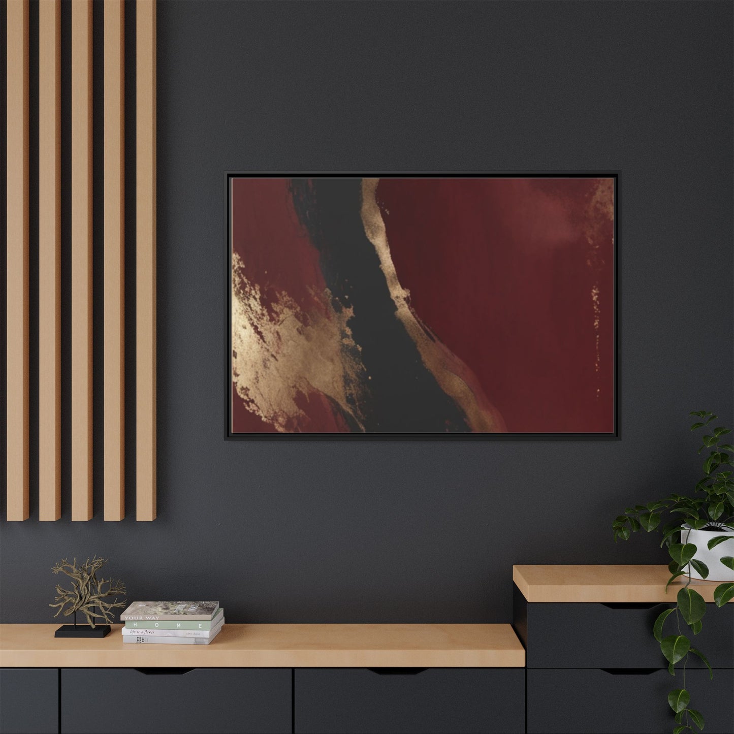 Matte Canvas, Framed (Multi-color)