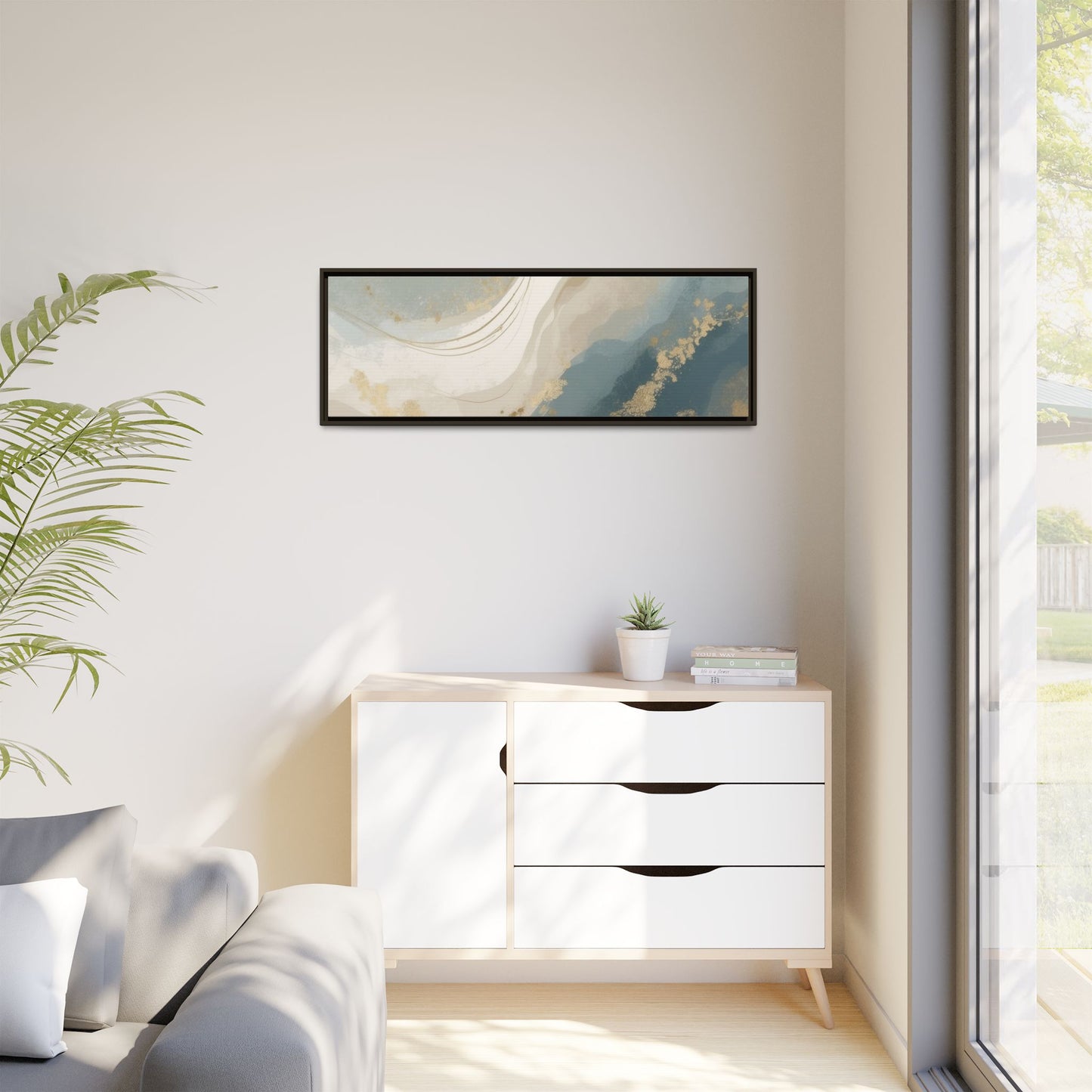 Matte Canvas, Framed (Multi-color)