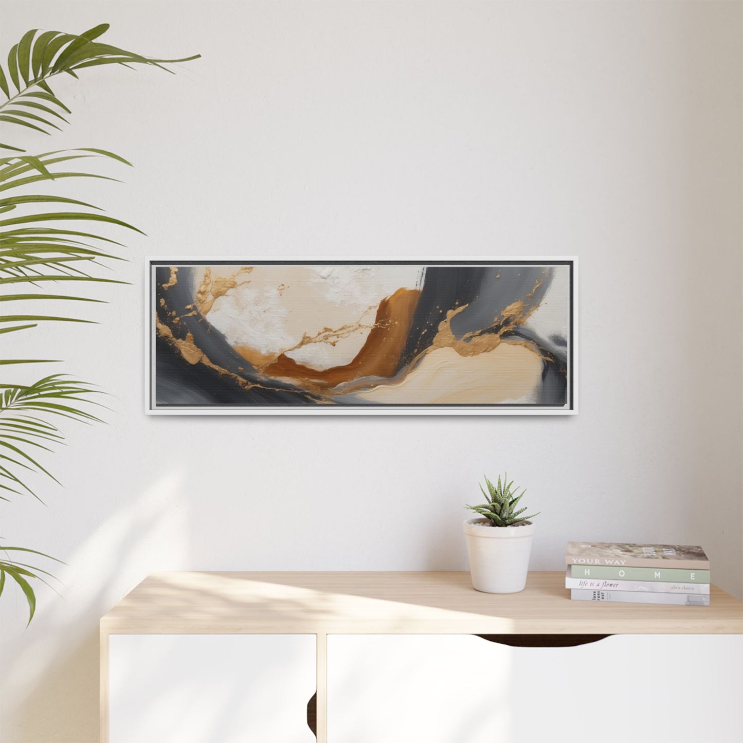 Matte Canvas, Framed (Multi-color)